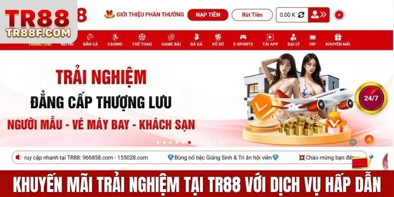 TR88 Ra Mắt Khuyến Mãi Trải Nghiệm Độc Quyền Khách Hàng VIP